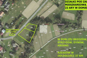 Działka na sprzedaż 2200m2 brzozowski Domaradz - zdjęcie 1