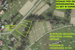 Działka na sprzedaż 2200m2 brzozowski Domaradz - zdjęcie 1