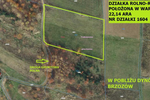 Działka na sprzedaż 2214m2 brzozowski Nozdrzec Wara - zdjęcie 1