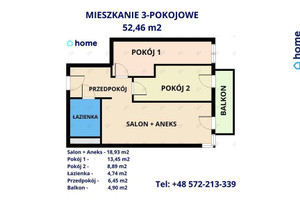 Mieszkanie na sprzedaż 53m2 Rzeszów Przybyszówka Solińska - zdjęcie 2