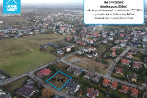 Działka na sprzedaż 856m2 gdański Pruszcz Gdański Borkowo Kwiatowa - zdjęcie 1