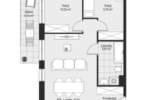 Mieszkanie na sprzedaż 55m2 Katowice Wełnowiec-Józefowiec Wełnowiec Bytkowska - zdjęcie 2