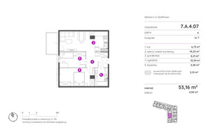 Mieszkanie na sprzedaż 54m2 Gliwice Stare Gliwice Szafirowa - zdjęcie 2