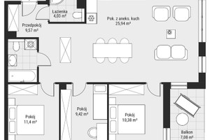 Mieszkanie na sprzedaż 85m2 Katowice Wełnowiec-Józefowiec Wełnowiec Bytkowska - zdjęcie 2