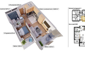 Mieszkanie na sprzedaż 41m2 Katowice Wełnowiec-Józefowiec Wełnowiec Modelarska - zdjęcie 2