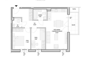 Mieszkanie na sprzedaż 65m2 Gdańsk Jasień Kiełpinek ul. Osińskiego - zdjęcie 4