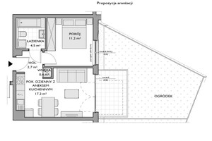 Mieszkanie na sprzedaż 38m2 Gdynia Chwarzno-Wiczlino Chwarzno Jana Kazimierza - zdjęcie 2