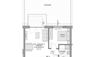 Mieszkanie na sprzedaż 45m2 Gdynia Chwarzno-Wiczlino Jana Kazimierza - zdjęcie 2