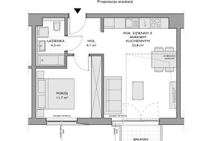 Mieszkanie na sprzedaż 45m2 Gdynia Chwarzno-Wiczlino Jana Kazimierza - zdjęcie 2