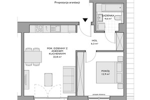 Mieszkanie na sprzedaż 48m2 Gdynia Chwarzno-Wiczlino Jana Kazimierza - zdjęcie 2