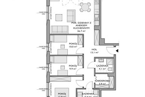 Mieszkanie na sprzedaż 90m2 Gdynia Chwarzno-Wiczlino Jana Kazimierza - zdjęcie 2