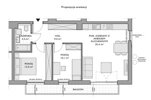 Mieszkanie na sprzedaż 63m2 Gdynia Chwarzno-Wiczlino Jana Kazimierza - zdjęcie 2