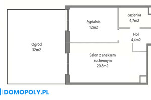 Mieszkanie na sprzedaż 42m2 Kraków Podgórze Duchackie Wola Duchacka Zabawa - zdjęcie 3