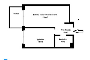 Mieszkanie na sprzedaż 42m2 Kraków Podgórze Podgórze Stare Głogowska - zdjęcie 4