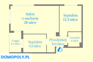 Mieszkanie na sprzedaż 59m2 Kraków Łagiewniki-Borek Fałęcki Łagiewniki Zachodnia - zdjęcie 2