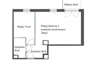 Mieszkanie na sprzedaż 50m2 Kraków Podgórze Zabłocie Jana Dekerta - zdjęcie 4