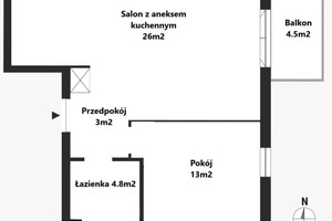 Mieszkanie na sprzedaż 48m2 Kraków Półłanki - zdjęcie 3