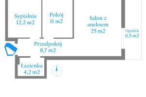 Mieszkanie na sprzedaż 61m2 Kraków Krowodrza Krowodrza Rusznikarska - zdjęcie 2