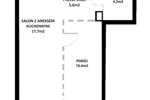 Mieszkanie na sprzedaż 39m2 Kraków Łagiewniki-Borek Fałęcki Łagiewniki Tadeusza Szafrana - zdjęcie 2