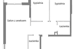 Mieszkanie na sprzedaż 62m2 Kraków Podgórze Podgórze Stare Marii Konopnickiej - zdjęcie 2