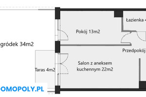 Mieszkanie na sprzedaż 48m2 Kraków Dębniki Dr. Józefa Babińskiego - zdjęcie 2