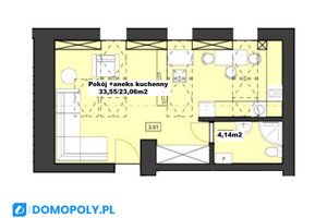 Mieszkanie na sprzedaż 38m2 Kraków Stare Miasto Kleparz Helclów - zdjęcie 3