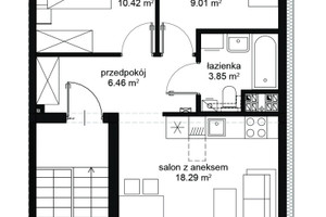 Mieszkanie na sprzedaż 49m2 Rzeszów Budziwojska - zdjęcie 3