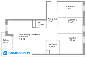 Mieszkanie na sprzedaż 86m2 Kraków Czyżyny Galicyjska - zdjęcie 2