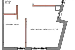 Mieszkanie na sprzedaż 54m2 Kraków Podgórze Stanisława Klimeckiego - zdjęcie 2