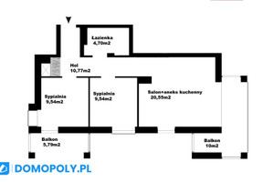 Mieszkanie na sprzedaż 56m2 Kraków Krowodrza Stelmachów - zdjęcie 3