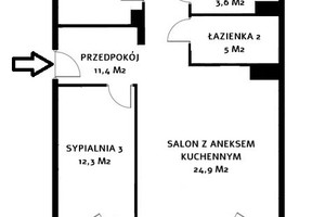 Mieszkanie na sprzedaż 81m2 Kraków Podgórze Bp. Franciszka Hodura - zdjęcie 2