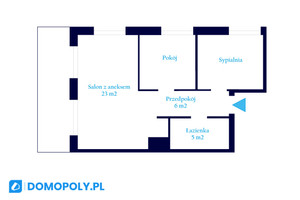 Mieszkanie na sprzedaż 52m2 Kraków Podgórze Duchackie Wola Duchacka Trybuny Ludów - zdjęcie 3