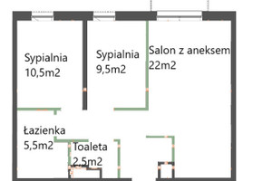 Mieszkanie na sprzedaż 58m2 Kraków Podgórze Zabłocie Niwy - zdjęcie 4