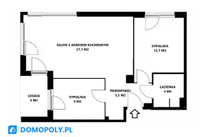 Mieszkanie na sprzedaż 60m2 Kraków Łagiewniki-Borek Fałęcki Łagiewniki Zalesie - zdjęcie 2