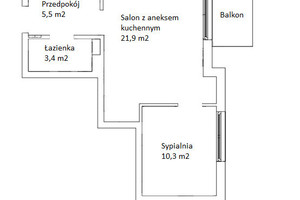 Mieszkanie na sprzedaż 41m2 Kraków Krowodrza Krowodrza Władysława Łokietka - zdjęcie 2