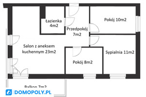 Mieszkanie na sprzedaż 66m2 Kraków Prądnik Biały Henryka Pachońskiego - zdjęcie 2