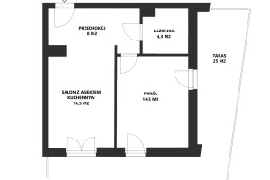 Mieszkanie na sprzedaż 42m2 Kraków Prądnik Biały Malinowa - zdjęcie 2