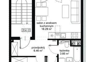 Mieszkanie na sprzedaż 49m2 Rzeszów Budziwojska - zdjęcie 3