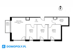 Mieszkanie na sprzedaż 68m2 Kraków Podgórze Zabłocie Na Dołach - zdjęcie 4