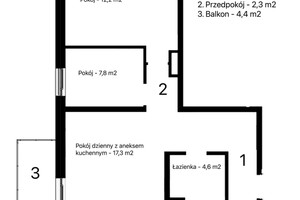 Mieszkanie na sprzedaż 52m2 Kraków Prądnik Czerwony Aleja 29 Listopada - zdjęcie 2