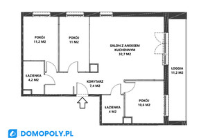 Mieszkanie na sprzedaż 82m2 Kraków Podgórze Duchackie Maurycego Mochnackiego - zdjęcie 2