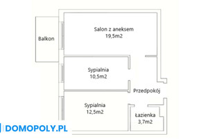 Mieszkanie na sprzedaż 54m2 Kraków Prądnik Biały Władysława Łokietka - zdjęcie 3