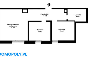 Mieszkanie na sprzedaż 60m2 Kraków Podgórze Zabłocie Stanisława Klimeckiego - zdjęcie 3