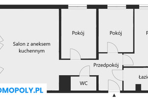 Mieszkanie na sprzedaż 82m2 Kraków Podgórze Rączna - zdjęcie 3