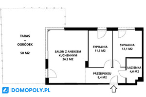 Mieszkanie na sprzedaż 64m2 Kraków Bronowice Dzielna - zdjęcie 2