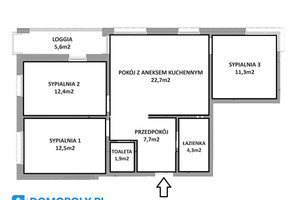 Mieszkanie na sprzedaż 74m2 Kraków Dębniki Os. Ruczaj Mochnaniec - zdjęcie 2