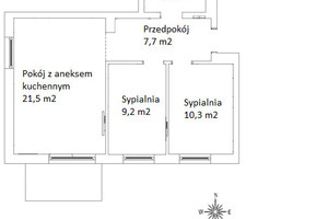 Mieszkanie na sprzedaż 54m2 Kraków Krowodrza Krowodrza Władysława Łokietka - zdjęcie 2