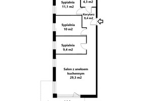 Mieszkanie na sprzedaż 74m2 Kraków Bronowice Sosnowiecka - zdjęcie 2