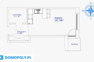 Mieszkanie na sprzedaż 28m2 Kraków Krowodrza Krowodrza Rusznikarska - zdjęcie 2