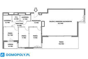 Mieszkanie na sprzedaż 111m2 Kraków Prądnik Biały Bronowice Wielkie Prof. Mariana Mięsowicza - zdjęcie 2